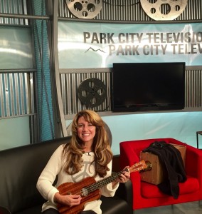 Playing Ukelele on Park City TV