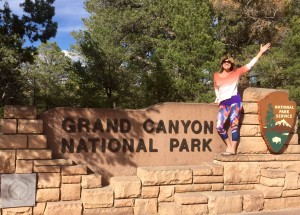 Arriving at the Grand Canyon