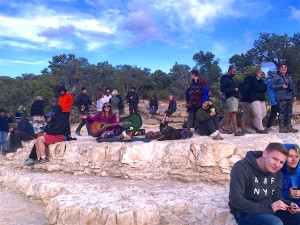 Sunset show at Yavapai Point